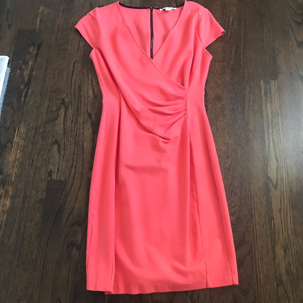 Kenneth Cole sheath dress, coral